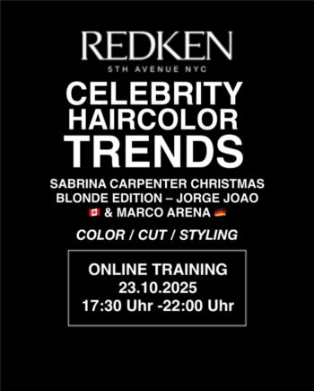 CELEBRITY HAIRCOLOR TRENDS - SABRINA CARPENTER CHRISTMAS BLONDE EDITION - JORGE JOAO  23.10.2025 / inkl. 19% MwSt.